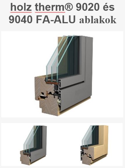 holz therm Alu Fa ablak